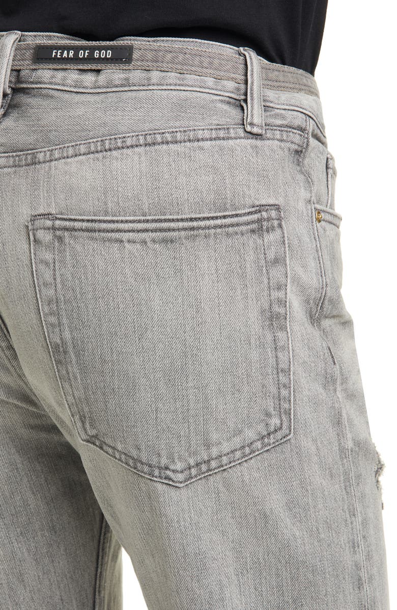 Fear of God Tie Waist Relaxed Fit Jeans, Alternate, color, 