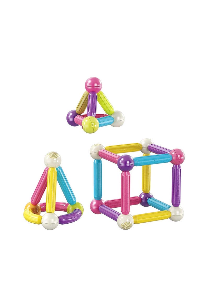 68 Pcs Magnetic Building Set, Alternate, color, Multi Color