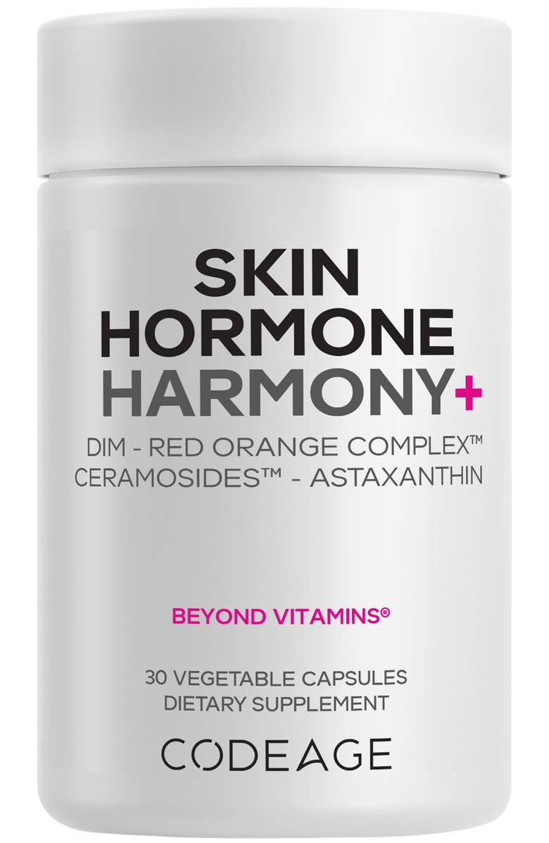 Codeage Skin Hormone Harmony+, Vitamin C Supplement, Main, color, White