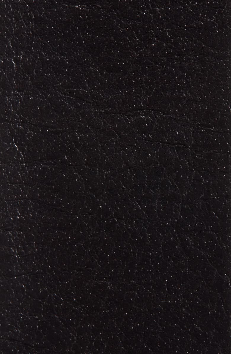 Cole Haan Metal Loop Leather Belt, Alternate, color, Black