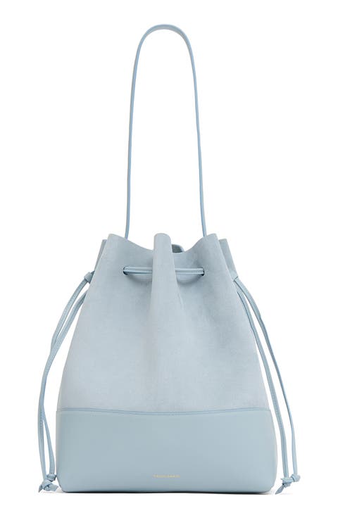 Drawstring Cabas Bucket Bag