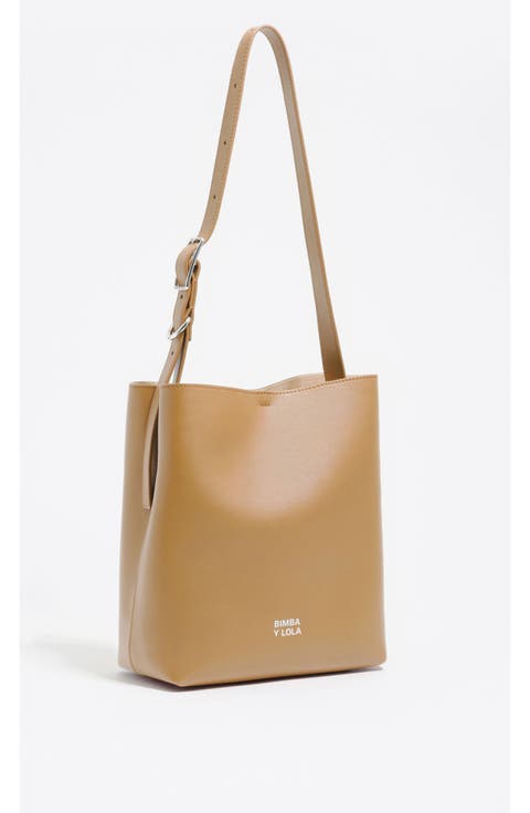 Medium leather Carlino bag