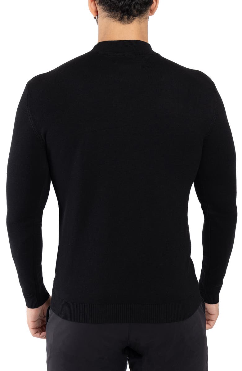 XRAY Core Mock Neck Knit Sweater, Alternate, color, Black