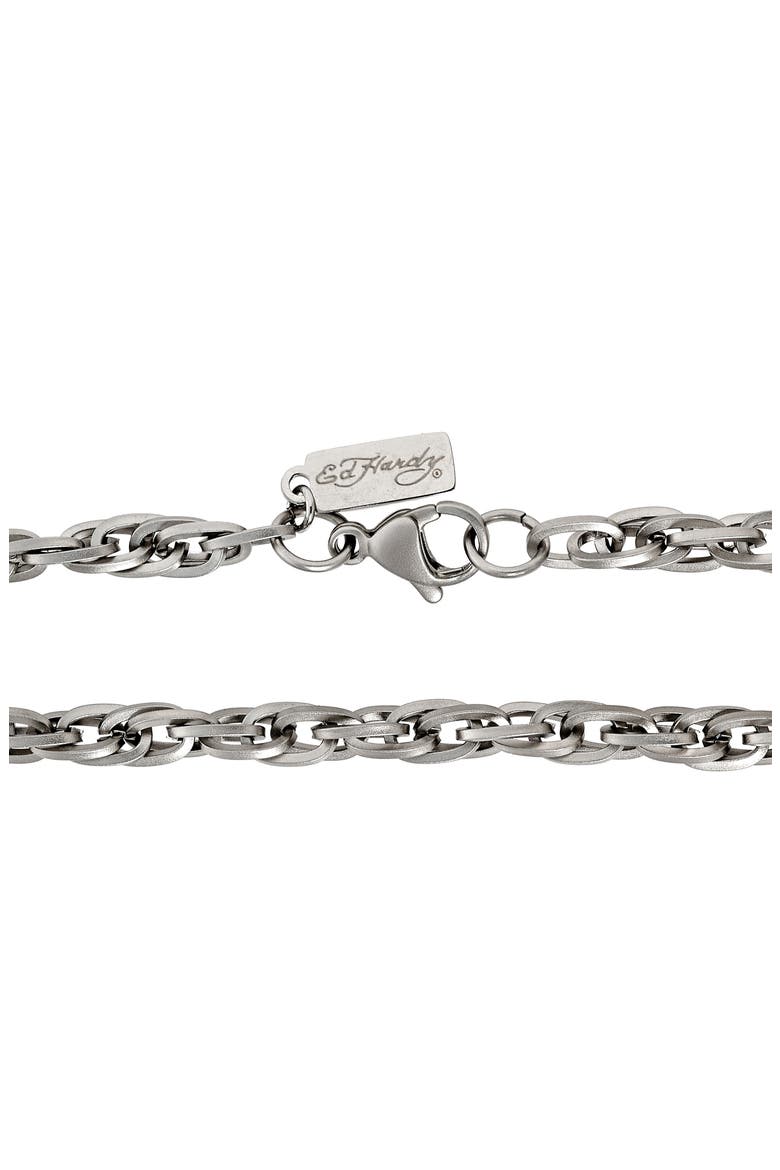 Men's Twist Chain Bracelet, Alternate, color, SILVER