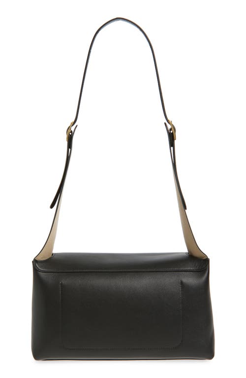 Ree Projects Florencia Soft Leather Shoulder Bag In Black
