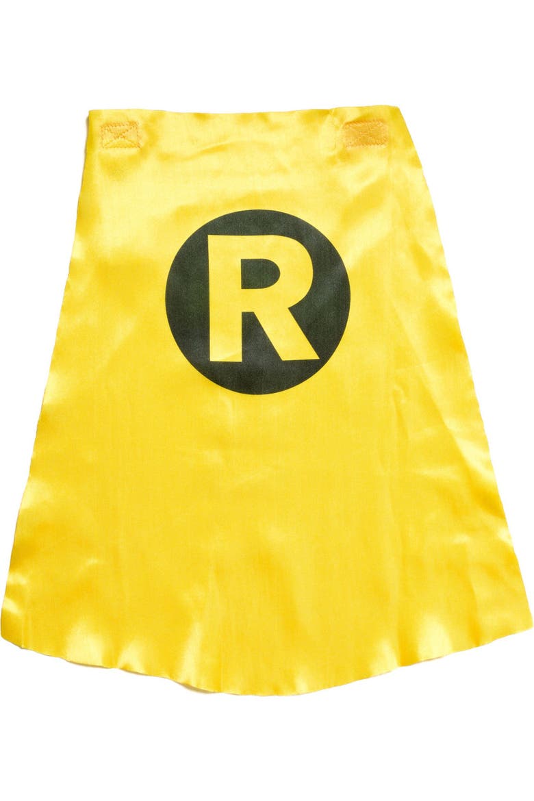 Justice League Robin Costume Tee, Cape and Leggings Set, Alternate, color, Robin Red Green