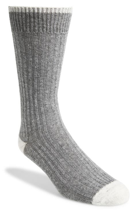 Rib Crew Socks
