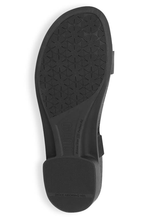 Munro Jody Slide Sandal In Black