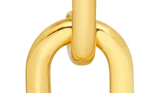Estella Bartlett Paper Clip Chain Drop Earrings In Gold
