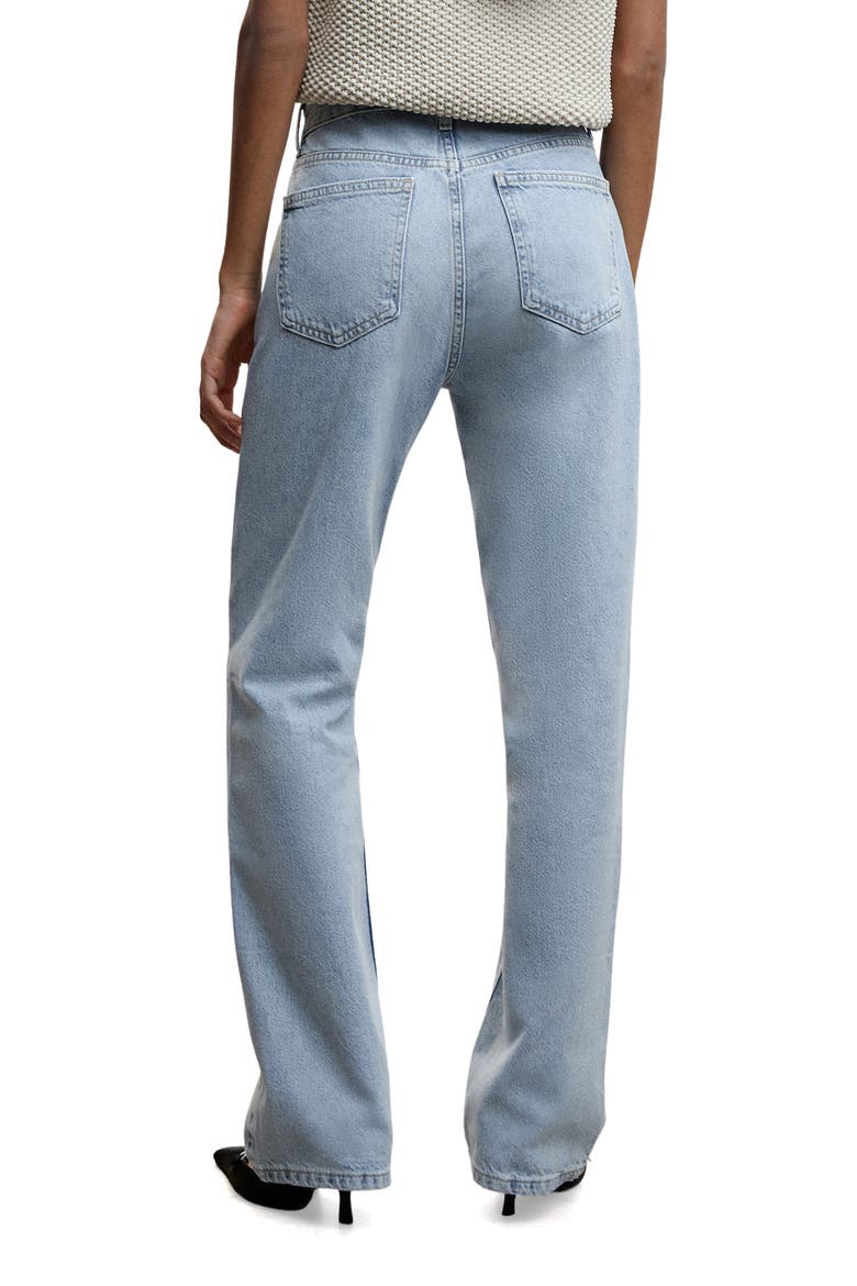 Straight Leg Jeans, Alternate, color, LIGHT BLUE