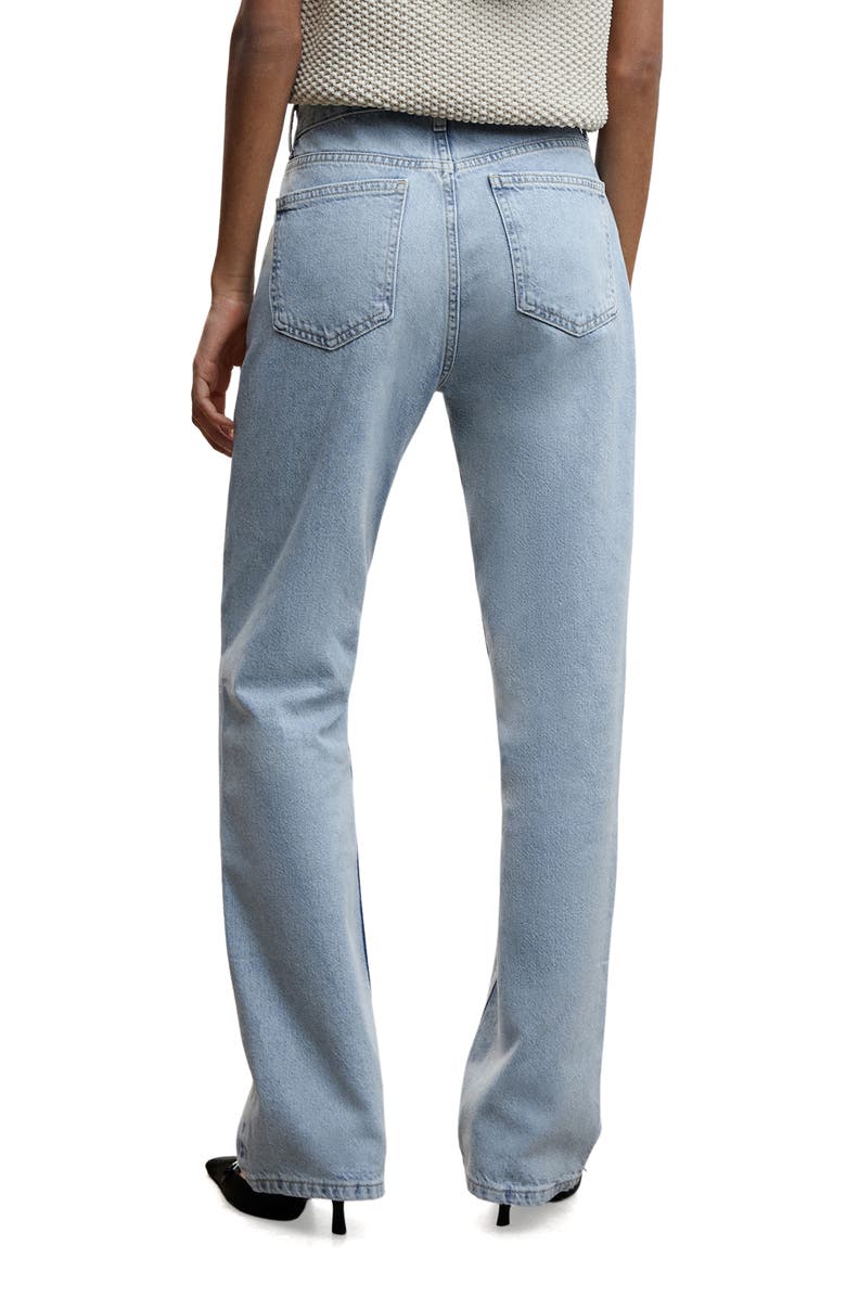 MANGO Straight Leg Jeans, Alternate, color,