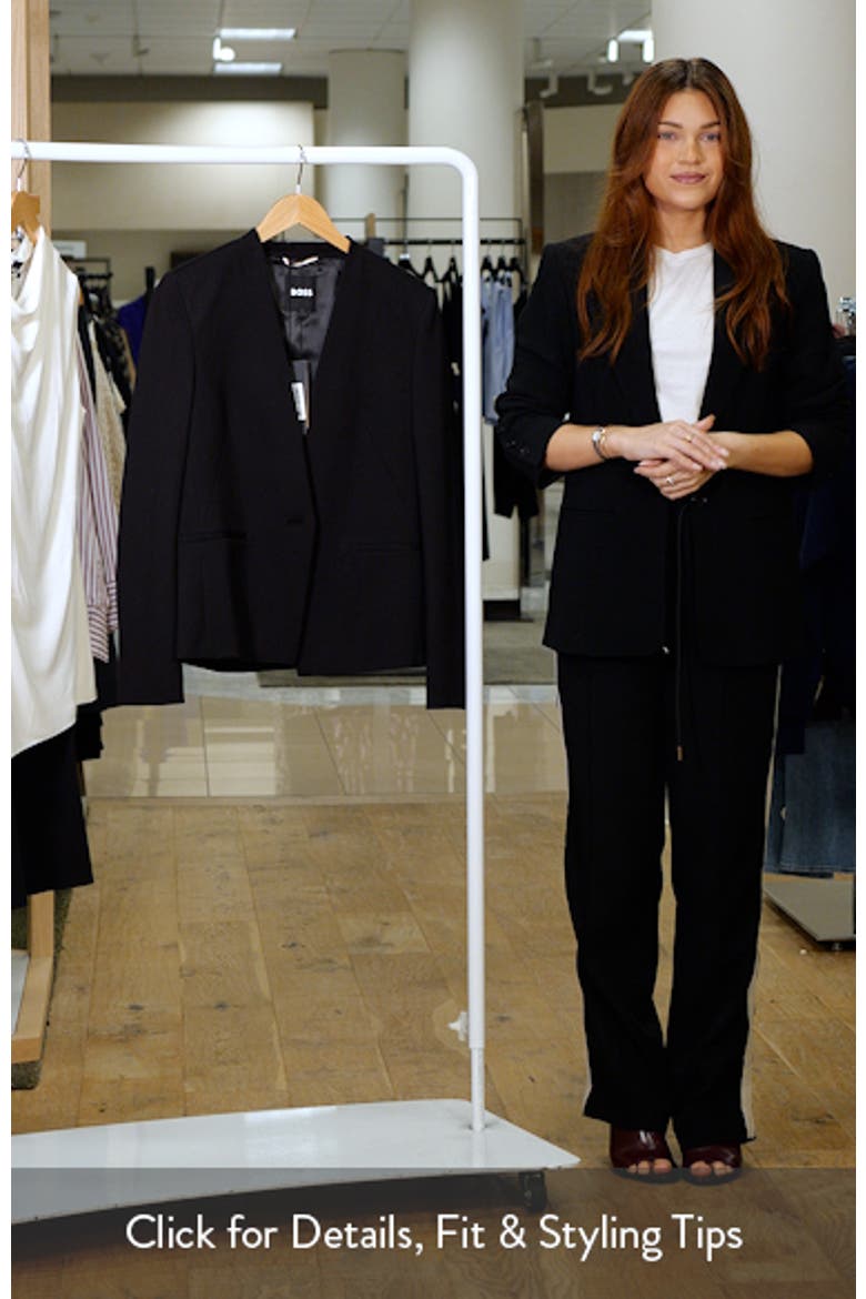 Jemma One-Button Blazer video