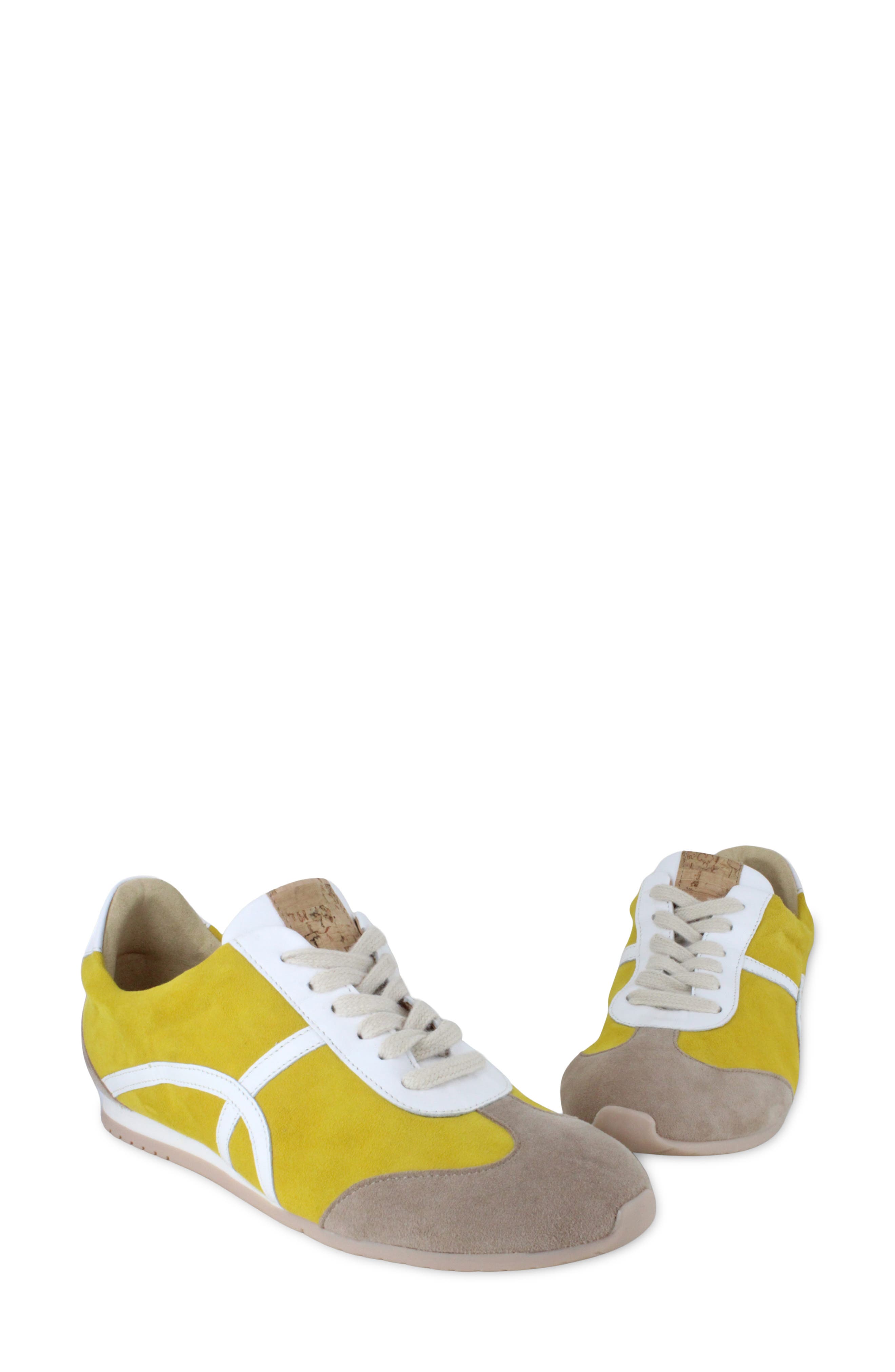 Haven Sneaker, Alternate, color, SAFFRON COMBO