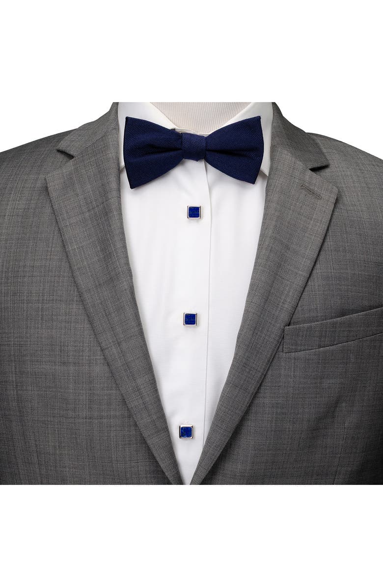 Cufflinks, Inc. Men's JFK Sterling Silver & Lapis Cuff Links, Alternate, color, Blue