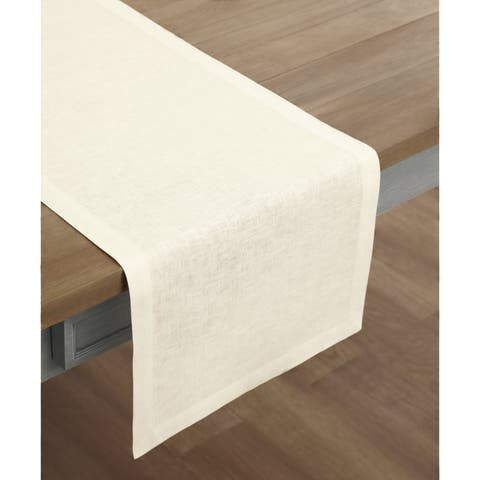 Linen Table Runner for Dining Table, Holiday and Everyday Table Decor - Fete