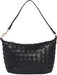 URBAN EXPRESSIONS HANDBAGS Faux Leather Woven Crossbody Bag