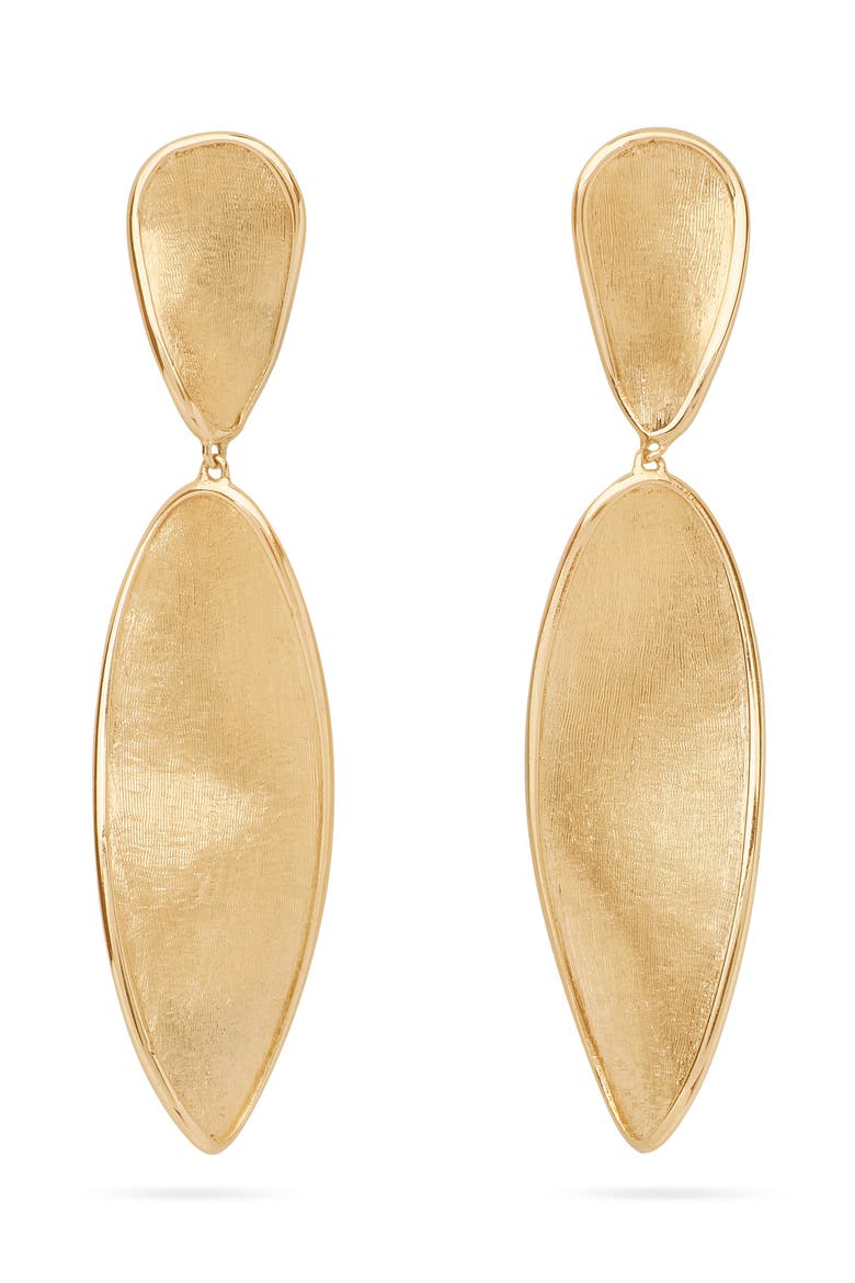 Lunaria Twist Drop Earrings, Main, color, GOLD