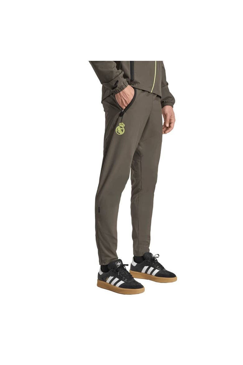 Men's adidas Olive Real Madrid 2025/26 Tiro Vis Tech Travel Pants, Main, color, Olive