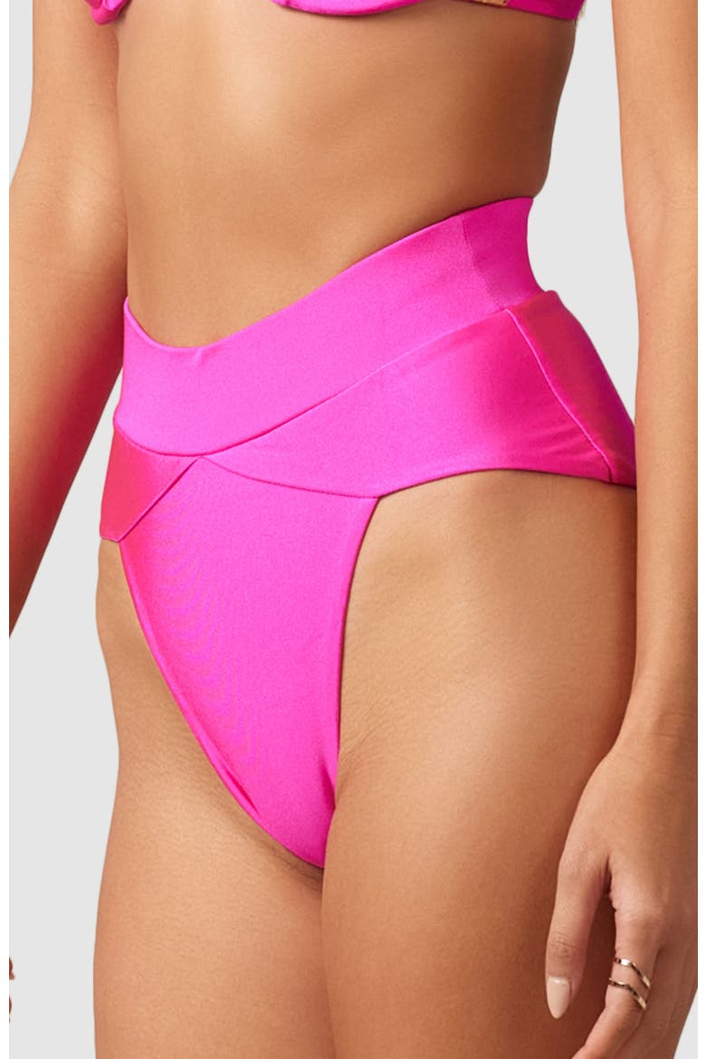 Aspire Bikini Bottom, Alternate, color, Magenta