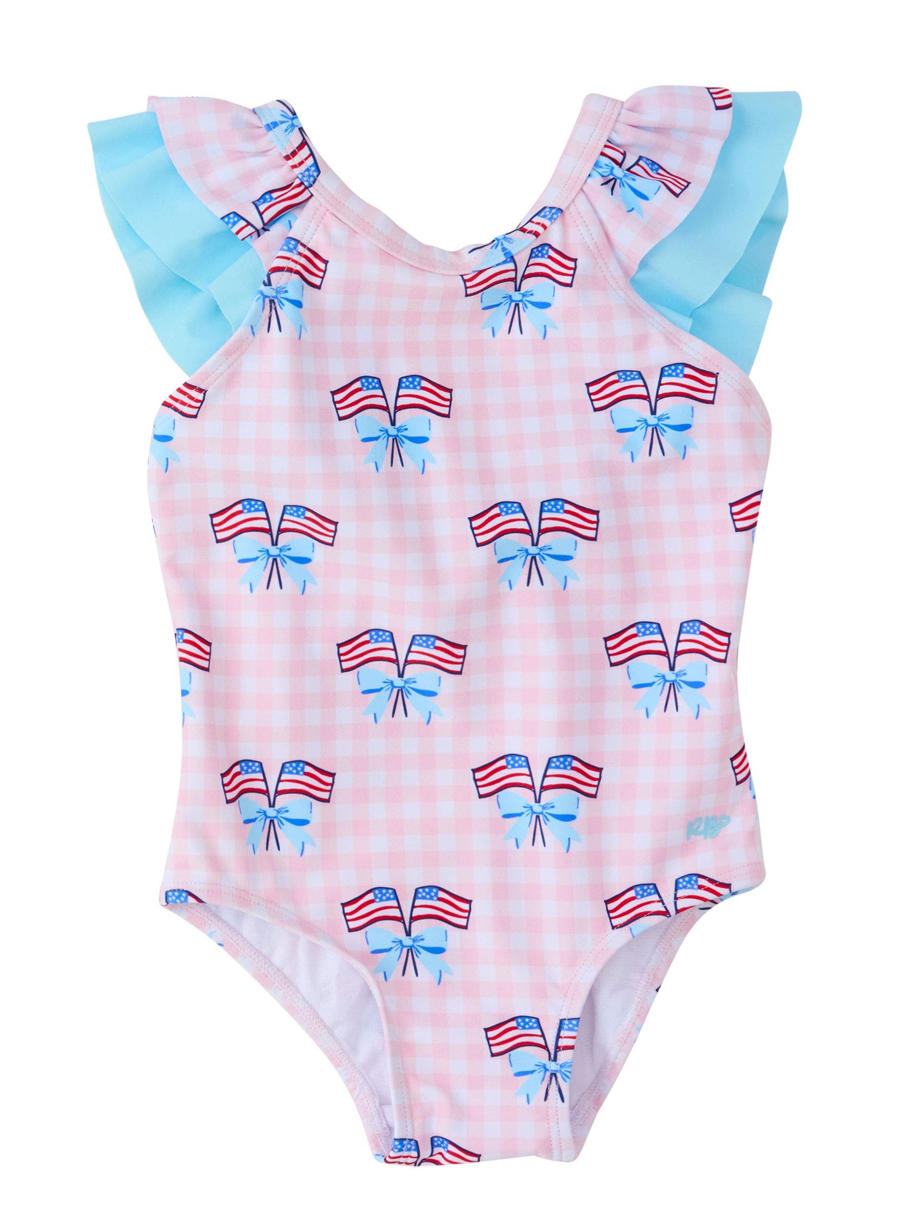 Pink Patriotic Gingham