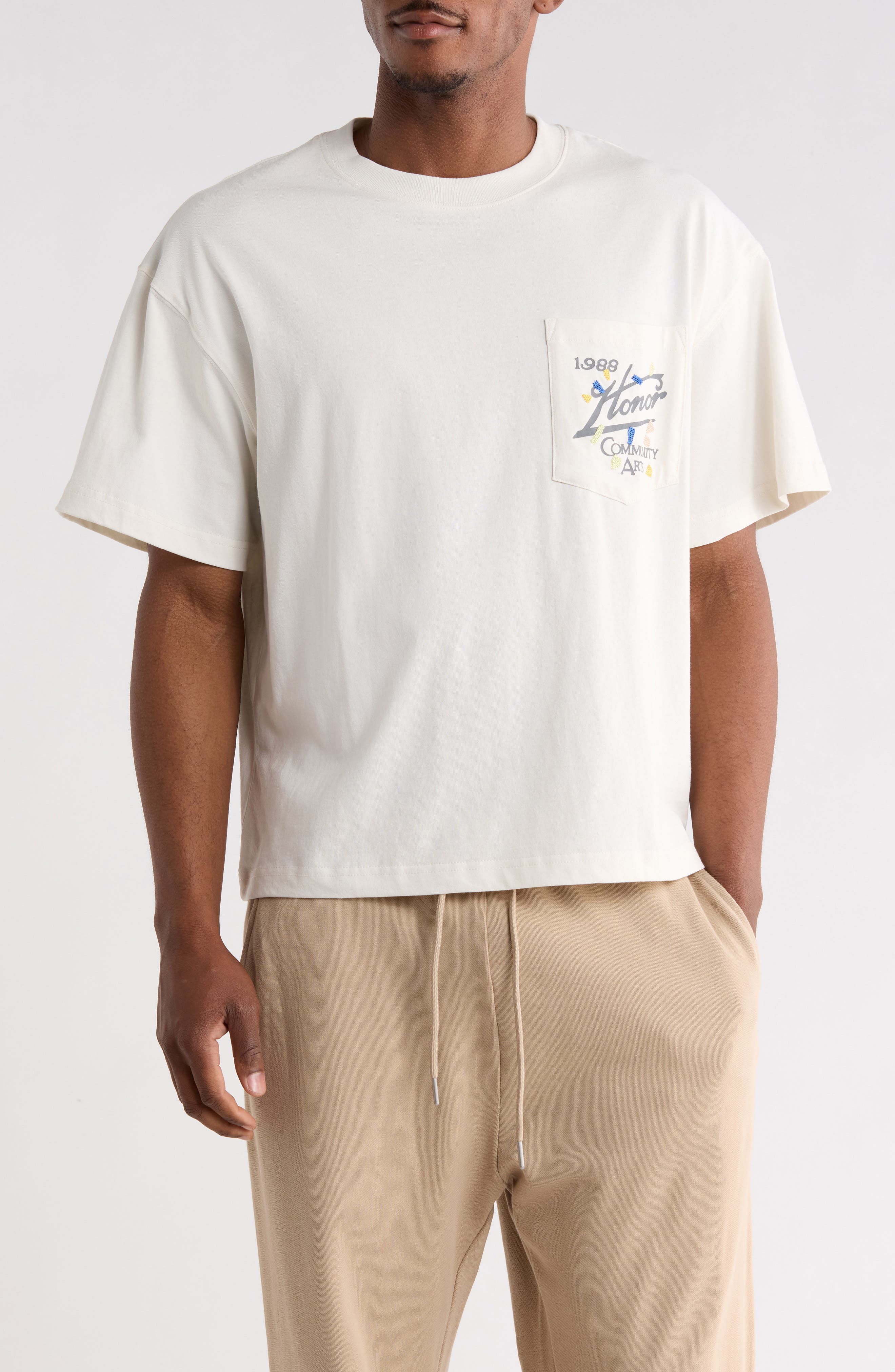 HONOR THE GIFT Community Arts Cotton Graphic T-Shirt