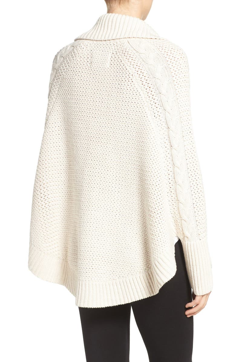 UGG<sup>®</sup> 'Maribeth' Cable Knit Cocoon Sweater, Alternate, color,