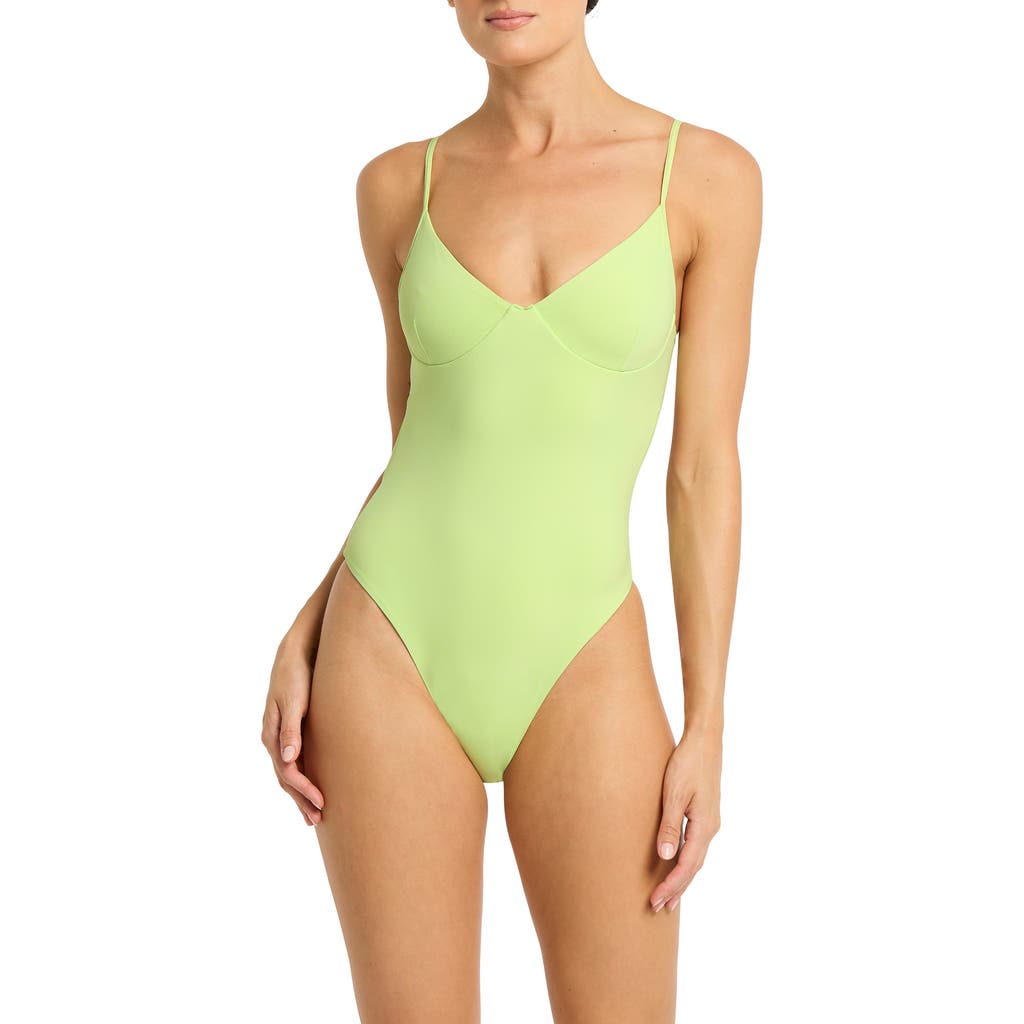 Bondeye Bond-eye Alana One-piece Swimsuit In Metallic