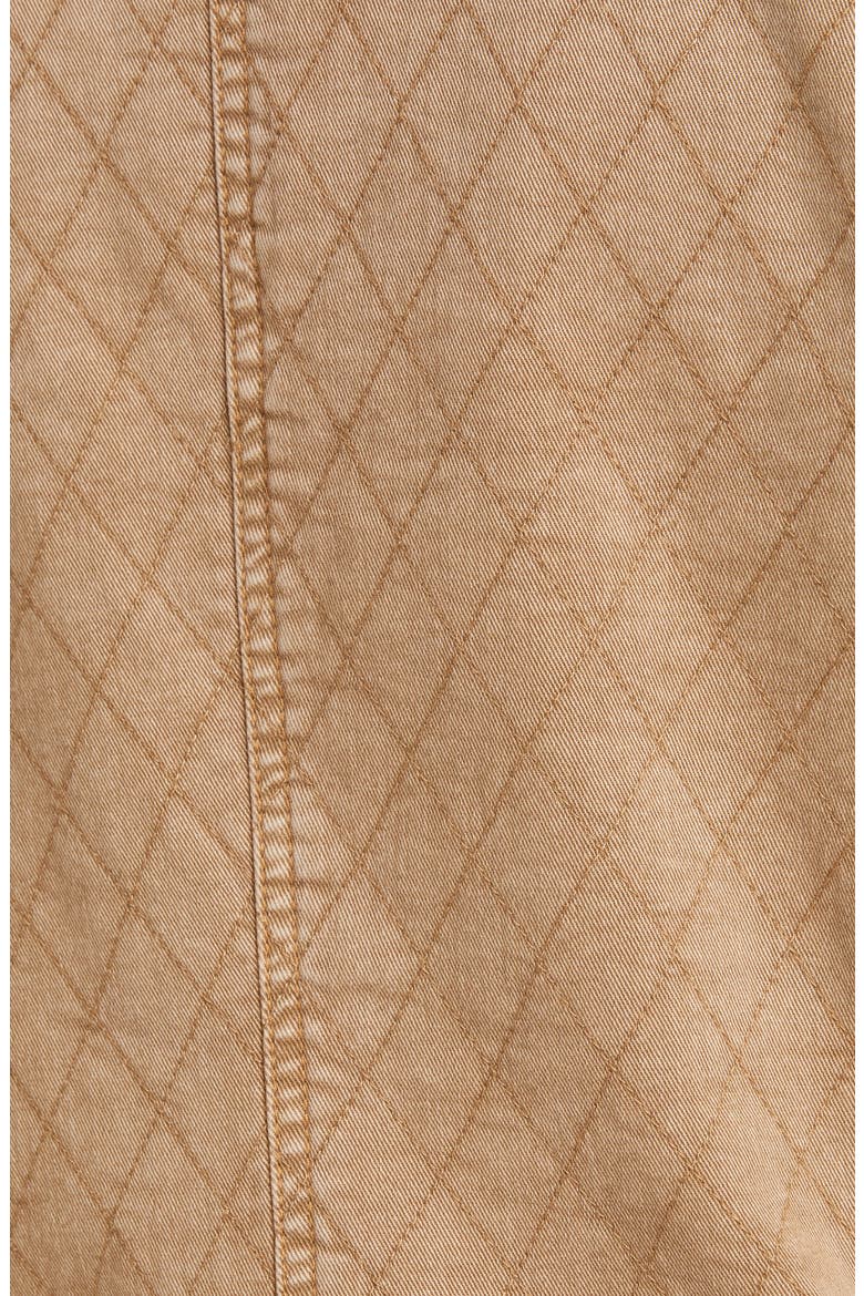 Camilla Stretch Cotton Quilted Jacket, Alternate, color, TAN SIERRA