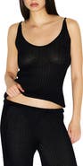 SKIMS Sheer Knit Plunge Tank