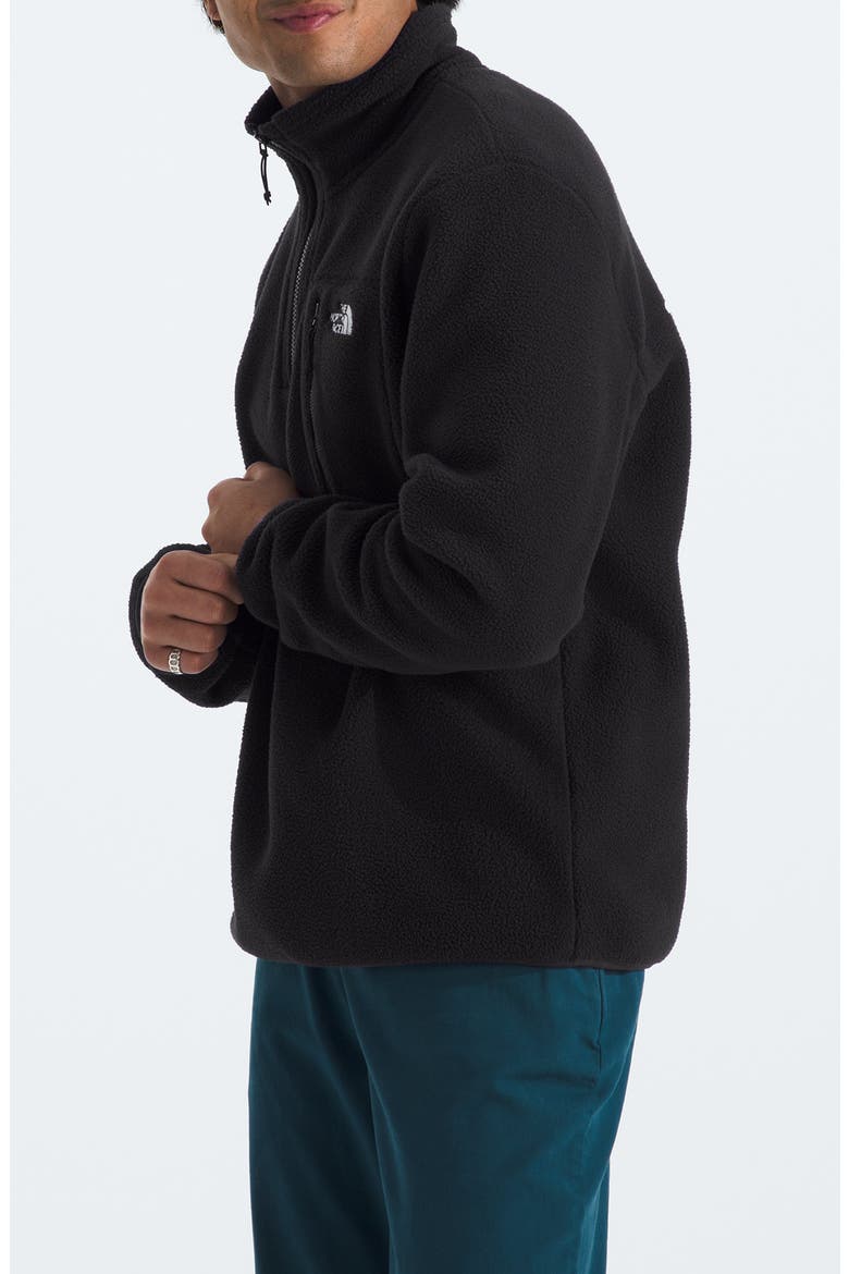 Yumiori Half Zip Recycled Fleece Pullover, Alternate, color, TNF BLACK/ TNF BLACK