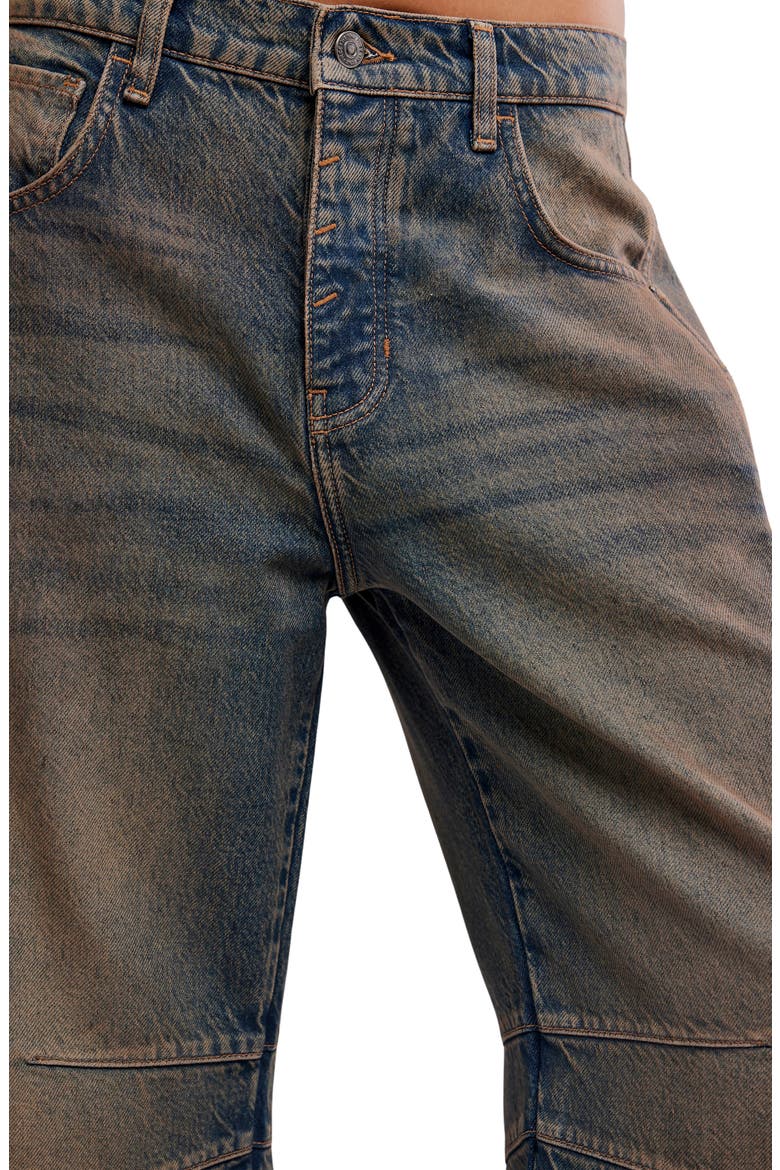 We the Free Good Luck Mid Rise Barrel Leg Jeans, Alternate, color, DESERT