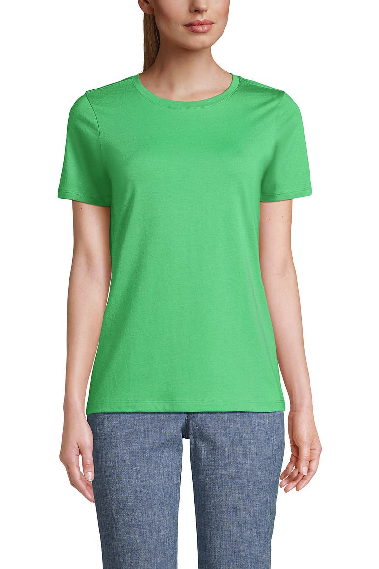 Relaxed Supima Cotton Crew Neck T-Shirt, Alternate, color, Wintergreen