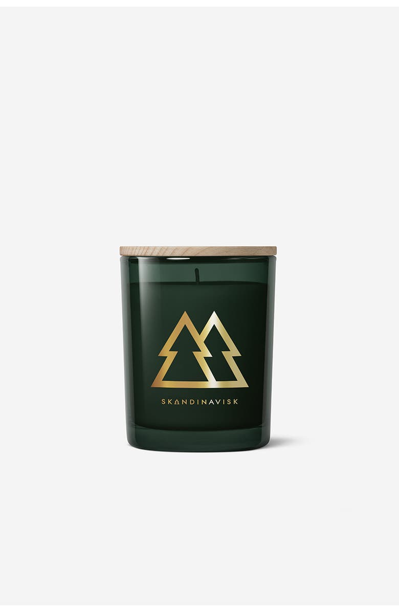 SKANDINAVISK SKOG Special Gold Edition Scented Candle 200g, Alternate, color, Forest Green