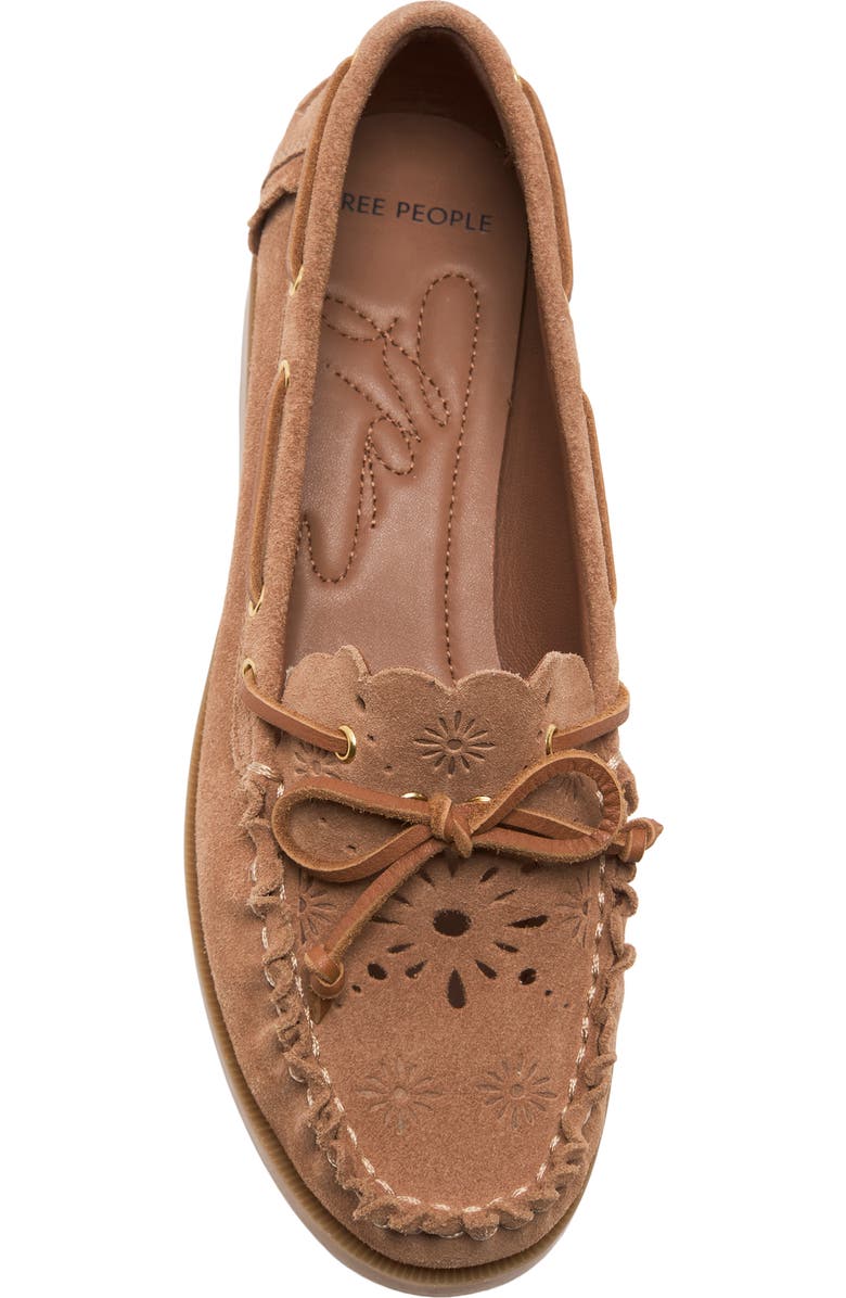 Free People Lagoon Cutout Boat Shoe, Alternate, color,