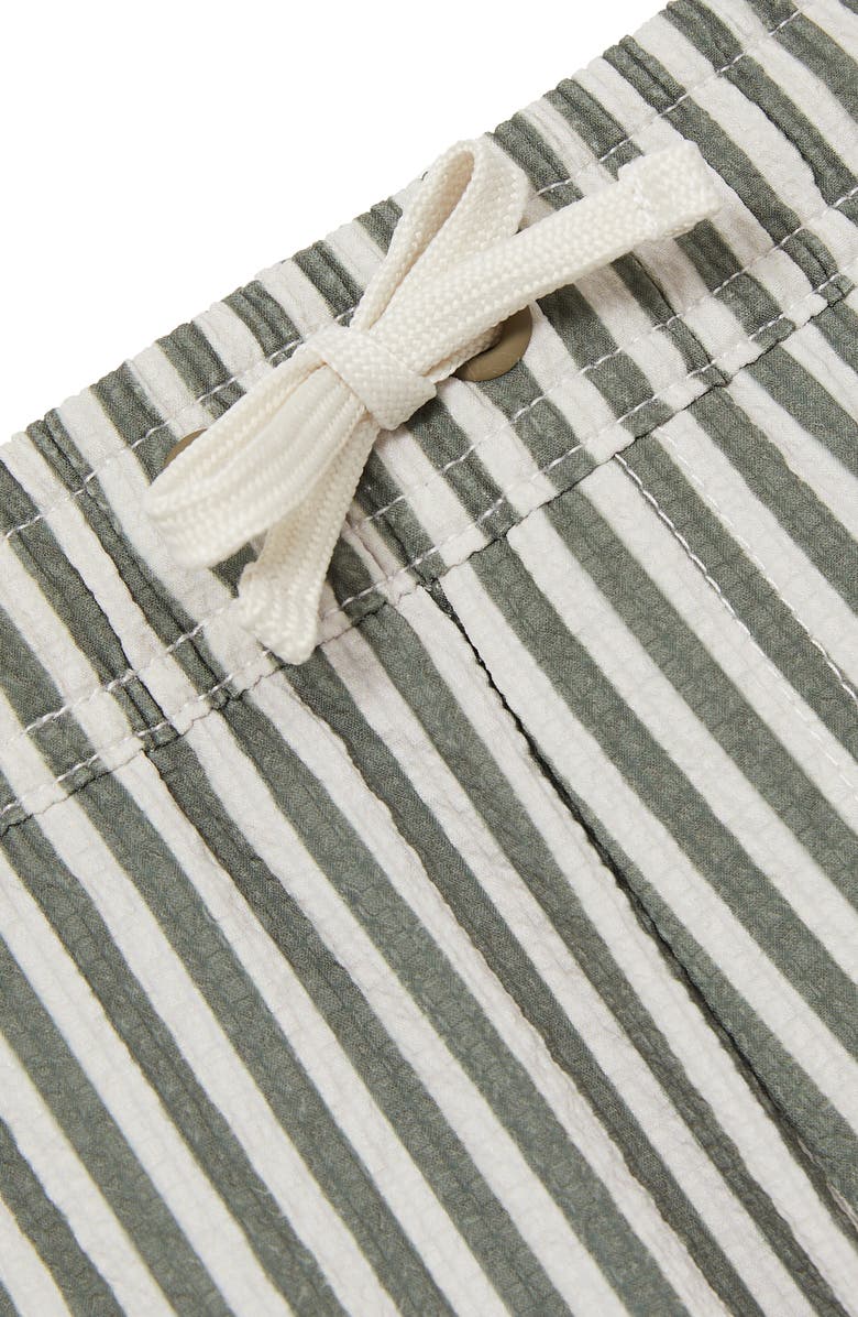 Reiss Bay Seersucker Striped Swim Shorts, Alternate, color, 