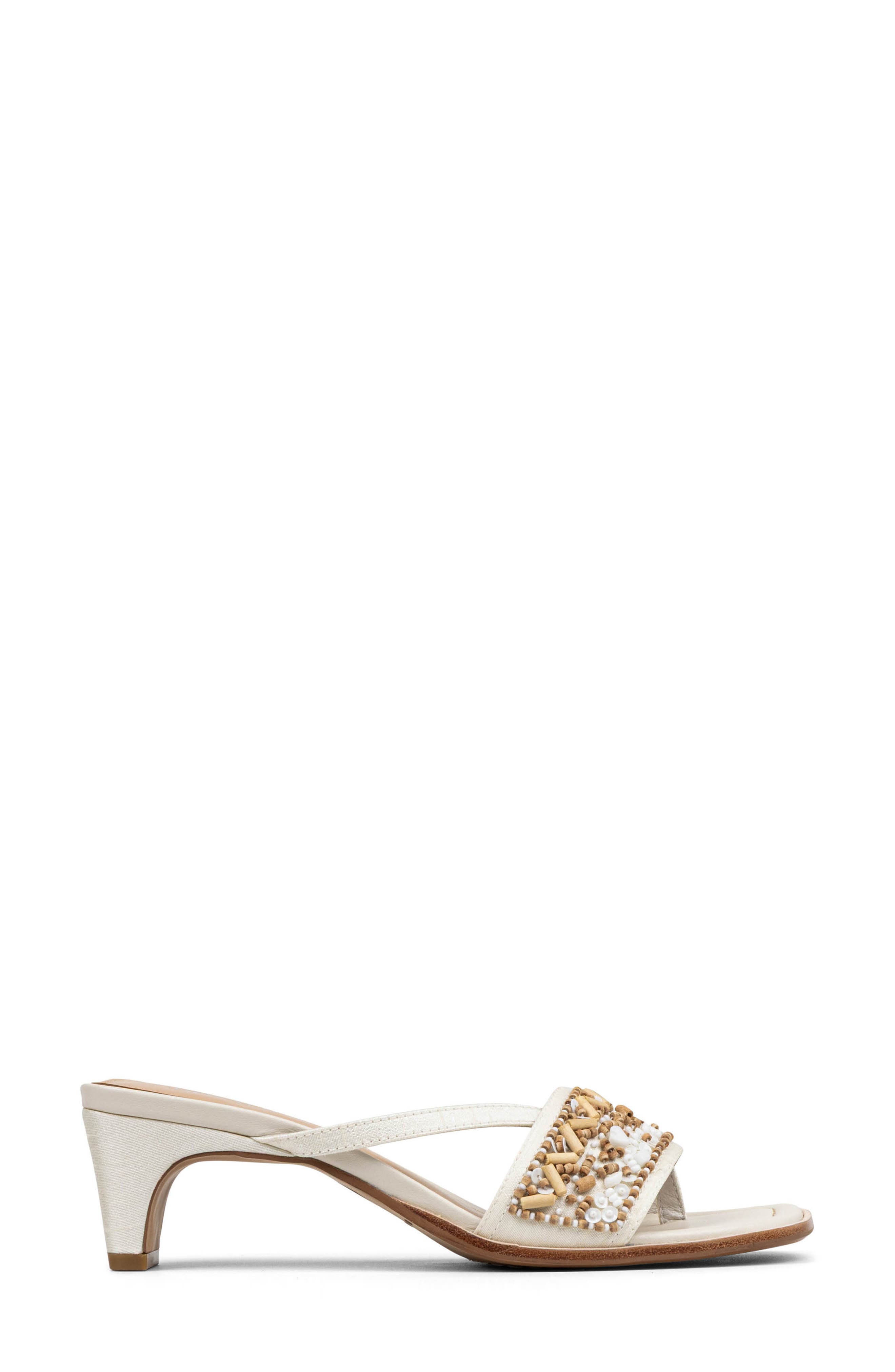 Donald Pliner Dhora Block Heel Sandal, Alternate, color, Natural/White