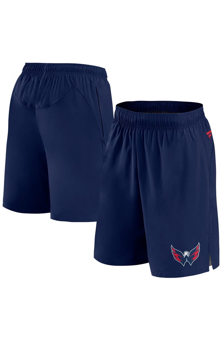 FANATICS Men's Fanatics Branded Navy Washington Capitals Authentic Pro Tech Shorts, Alternate, color, Navy