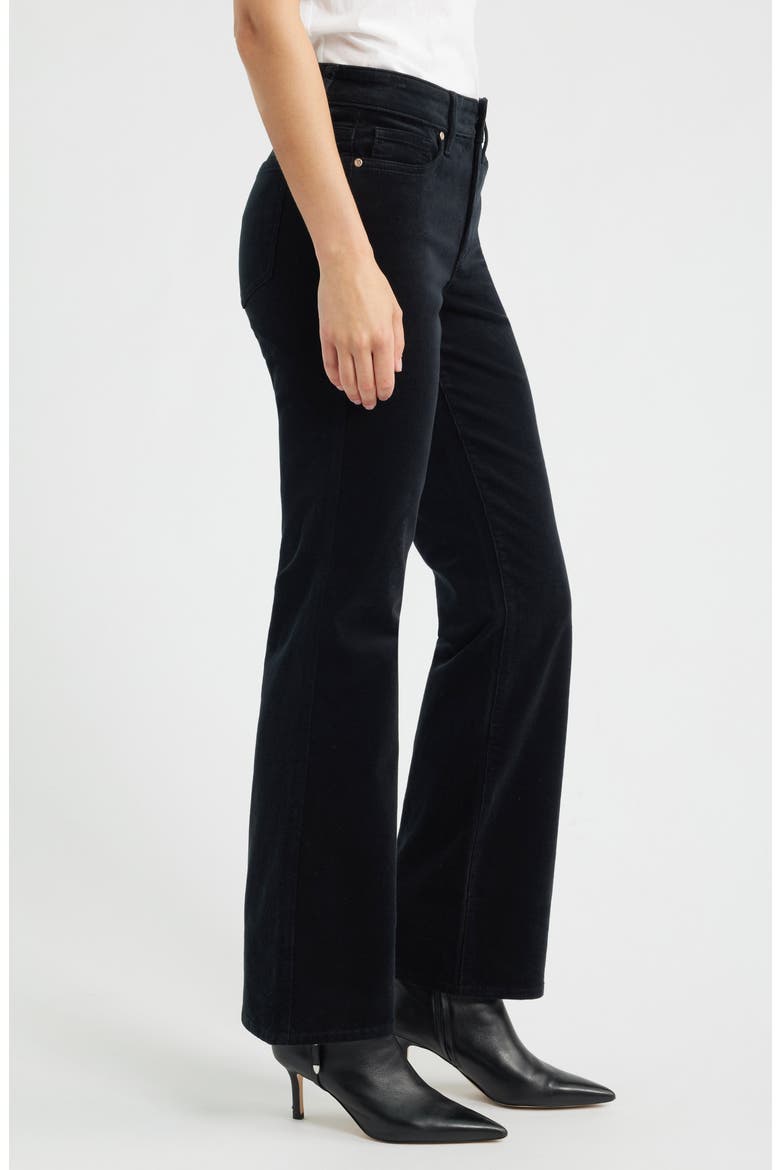 Brooklyn Bootcut Corduroy Pants, Alternate, color, BLACK