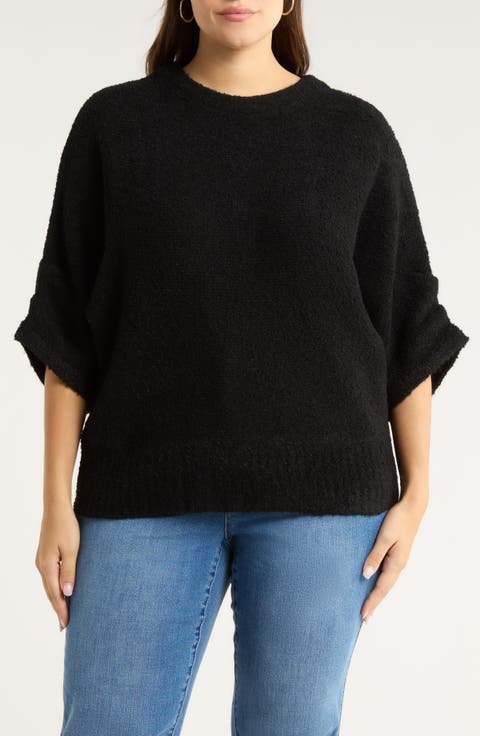 Dolman Sleeve Sweater (Plus)
