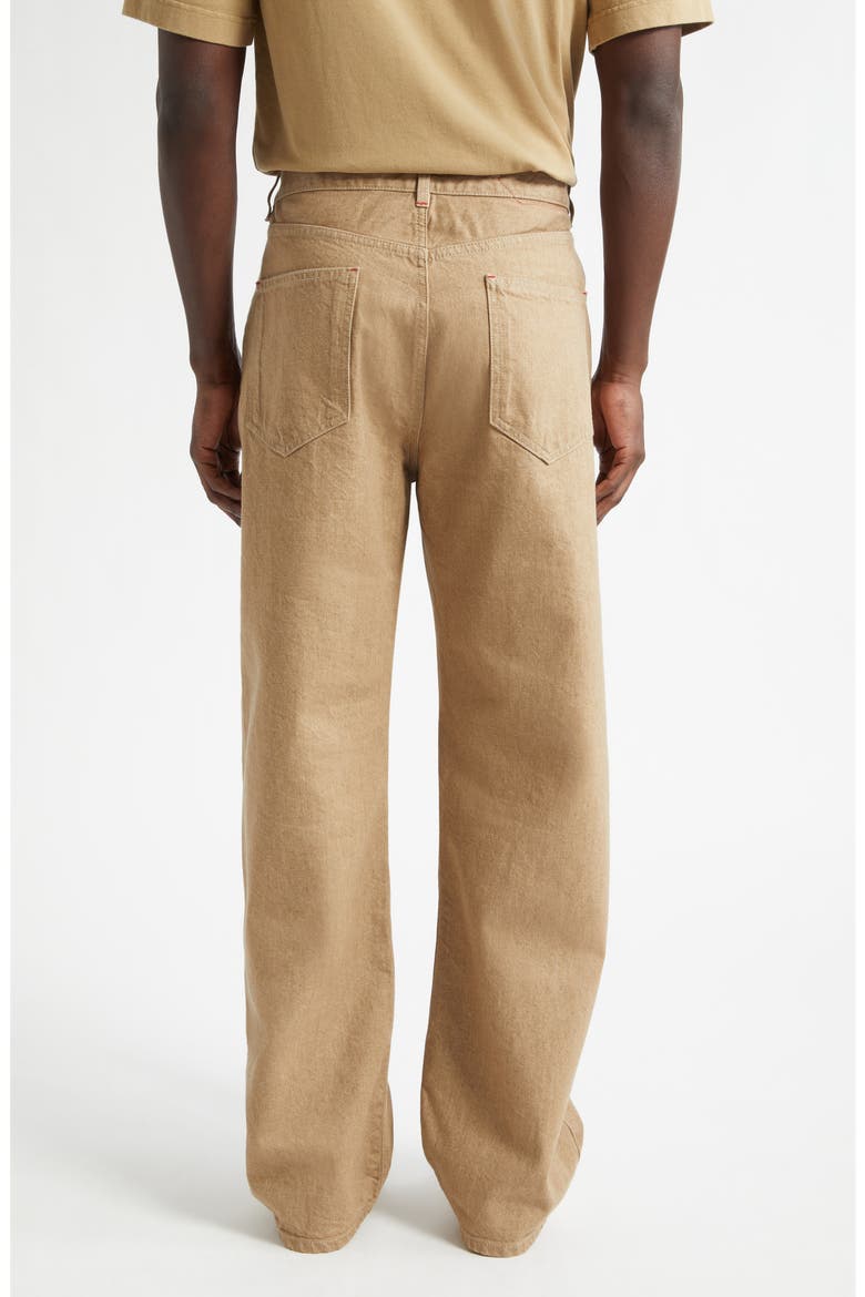 Le de-Nîmes Droit Straight Leg Jeans, Alternate, color, BEIGE