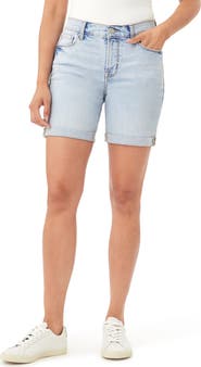 Kensie 7" Double Roll Cuff Shorts