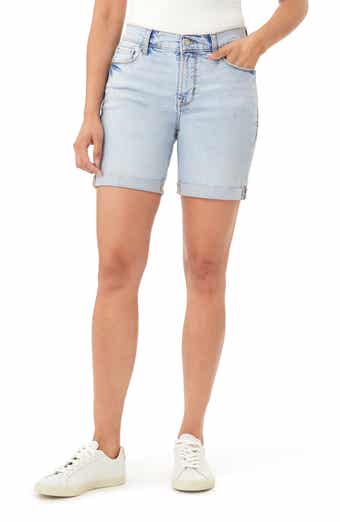 kensie 7" Double Roll Cuff Shorts