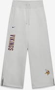 Nike Women's Nike Gray Minnesota Vikings Primetime Phoenix Fleece Wide-Leg Sweatpants