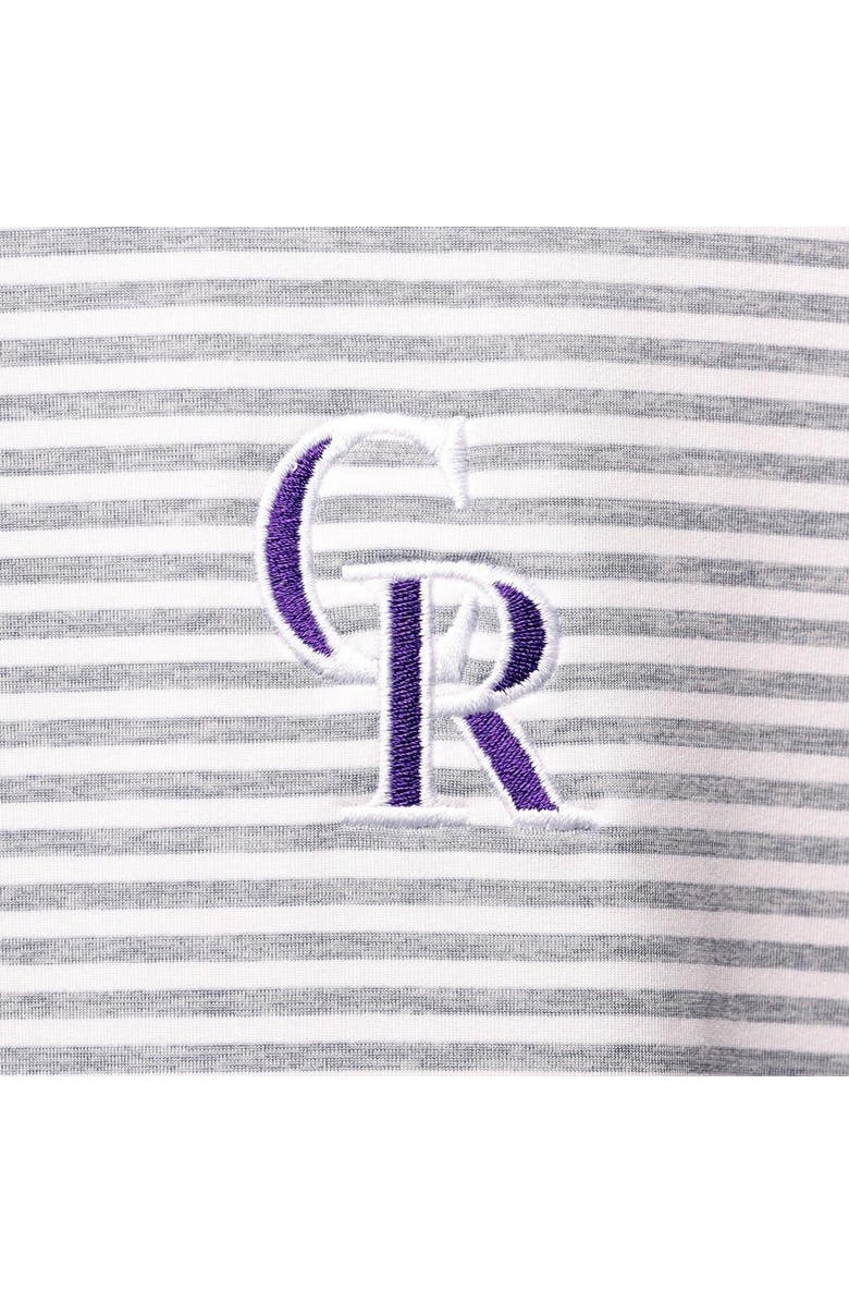 vineyard vines Men's Vineyard Vines Gray Colorado Rockies Heathered Winstead Sankaty Polo, Alternate, color, Gray