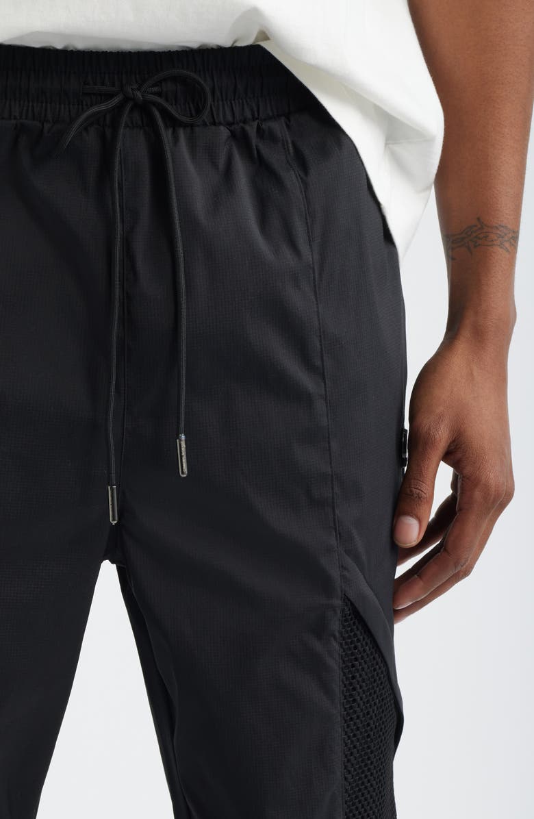 CRIMINAL DAMAGE Tyson Mesh Panelled Pants, Alternate, color, Black