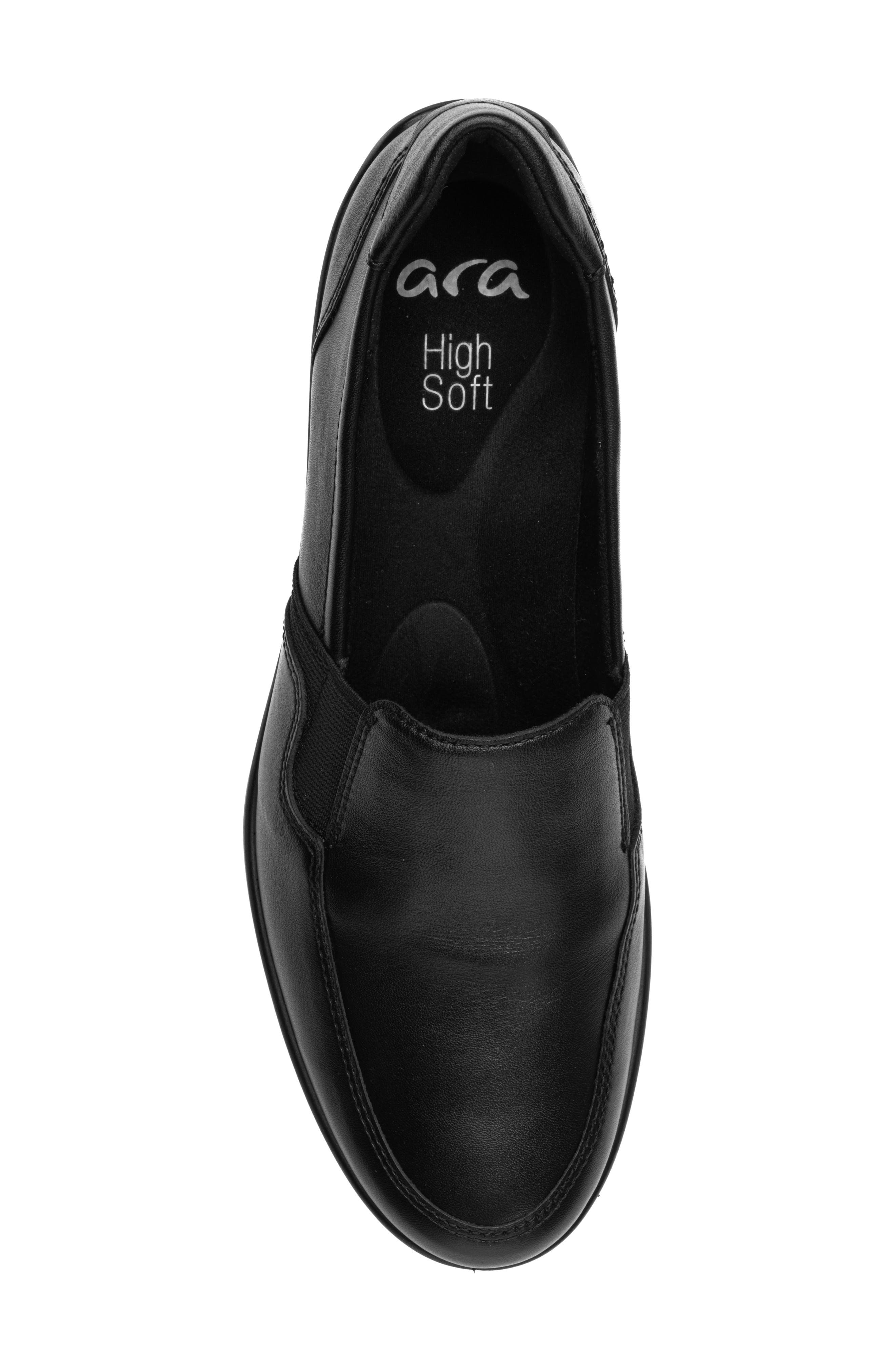 Zen Wedge Loafer, Alternate, color, BLACK