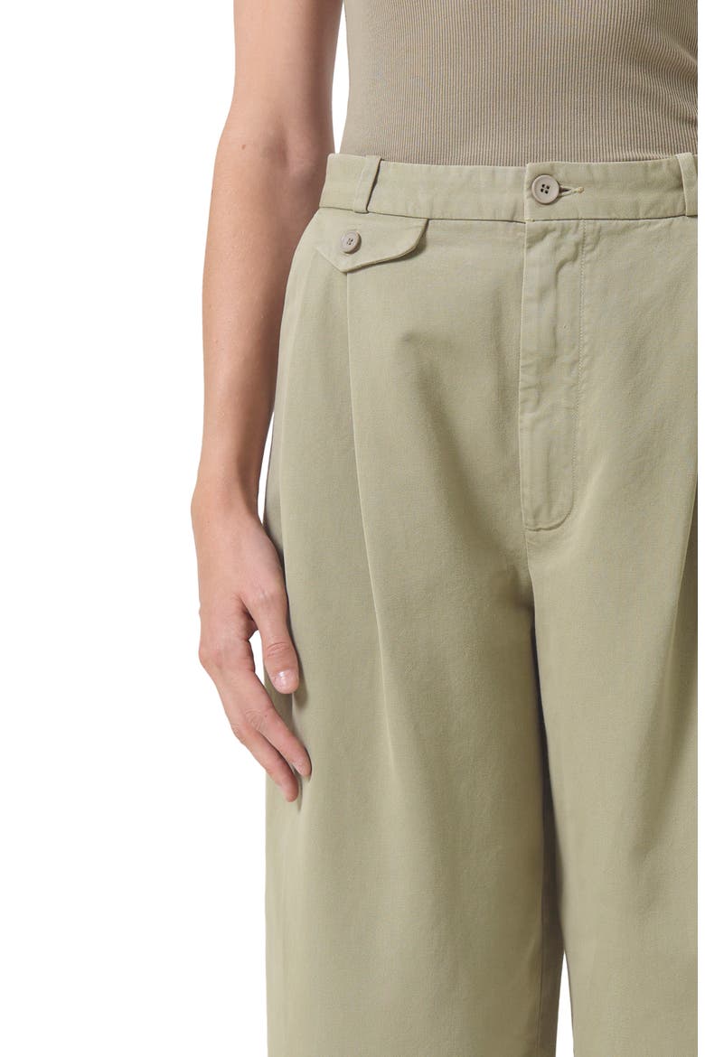Becker Cotton Barrel Leg Chinos, Alternate, color, DILL