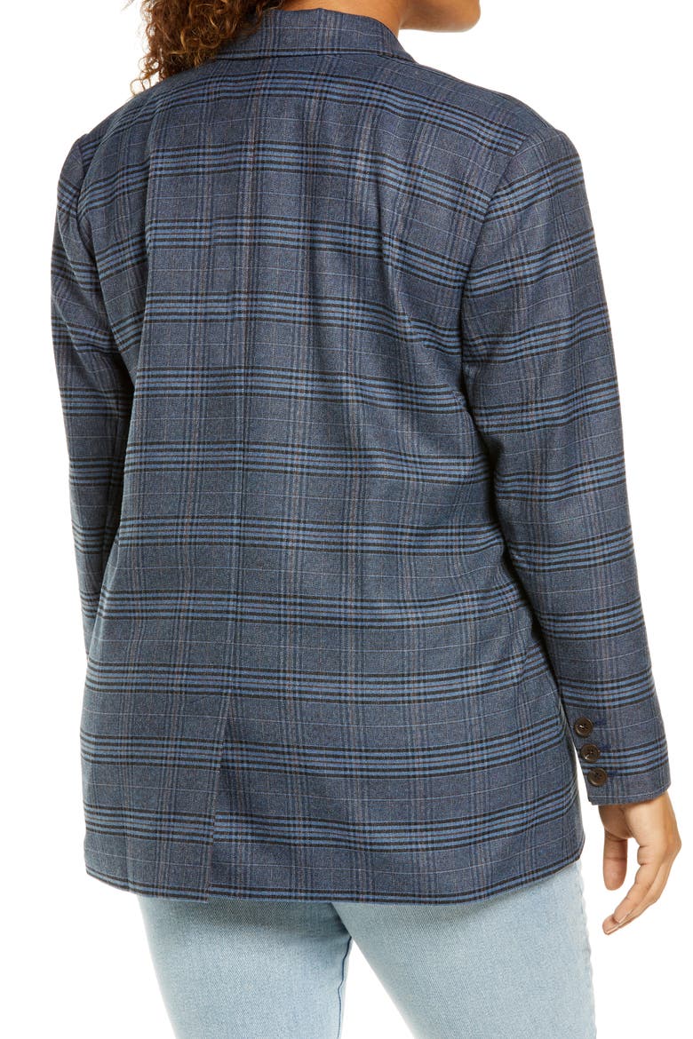 Plaid Blazer, Alternate, color, NAVY- BLACK HERITAGE PLAID