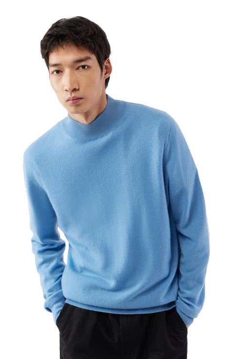 Essential Mock Neck Cashmere Sweater