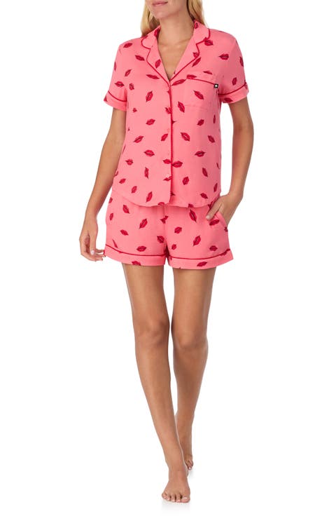 print short pajamas